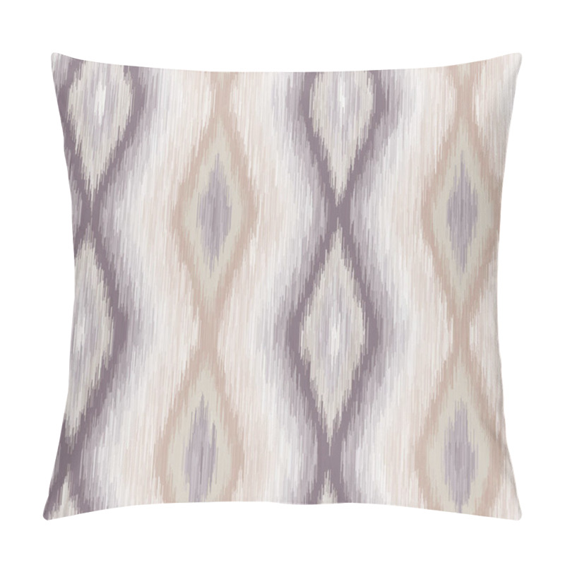 Personality  Vertical Diamond Ethnic Ikat Design In Natural Terra Cotta Desert Earth Camouflage Colors.  Gradient, Ombre, Blurry, Soft.  Great For Home Decor, Fashion, Stationary.  Generative Art. Pillow Covers