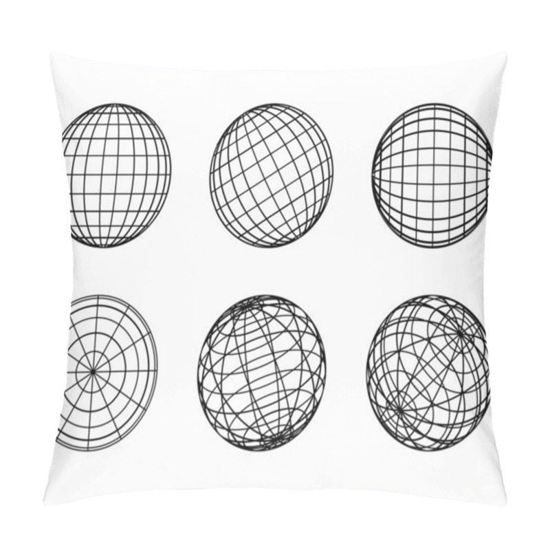 Personality  Globe Elements-spheres Pillow Covers