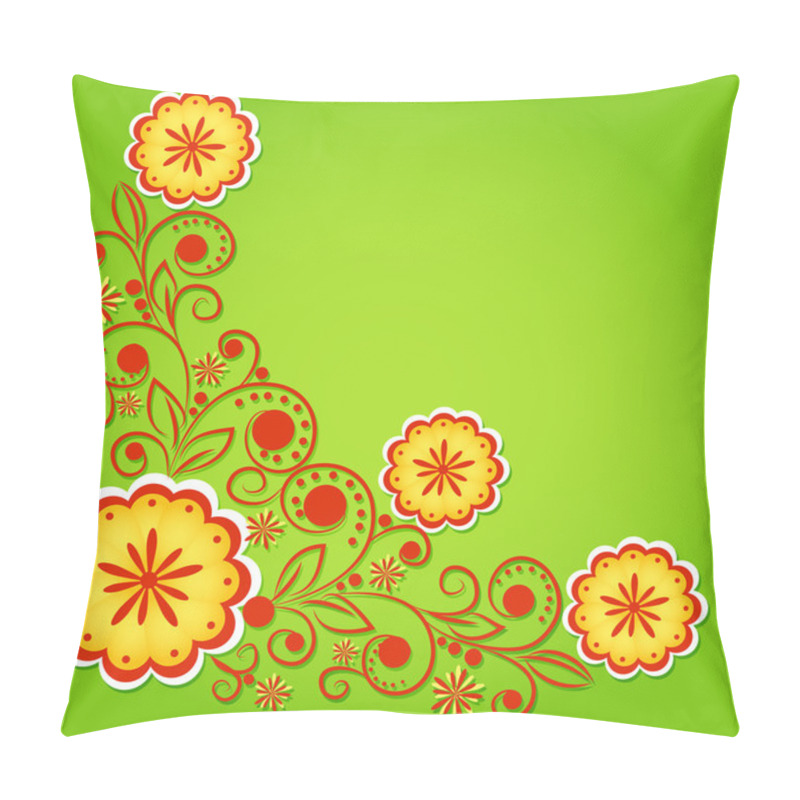 Personality  Vector Floral Background Design Pillow Covers