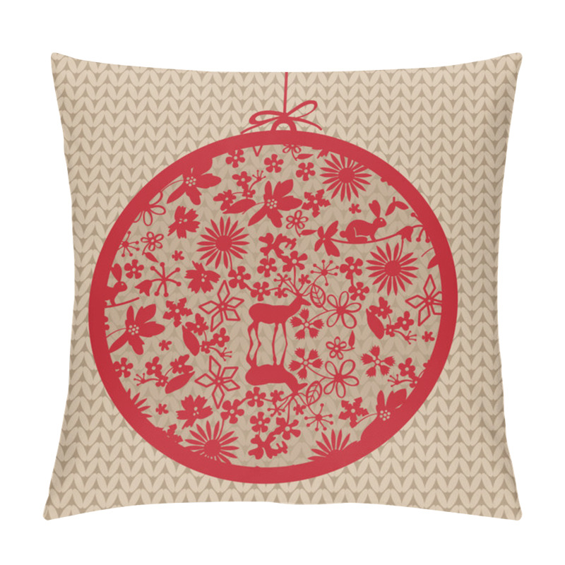 Personality  Christmas Ball Pillow Covers