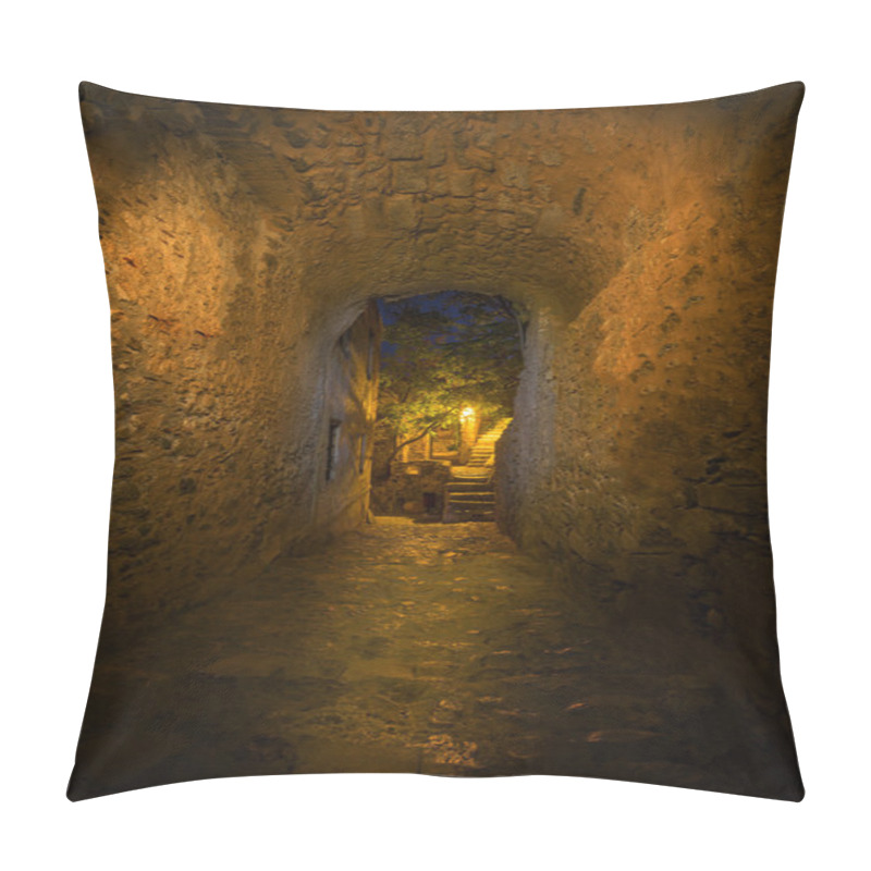 Personality  The Beautiful Byzantine Castle Town Of Monemvasia Pillow Covers