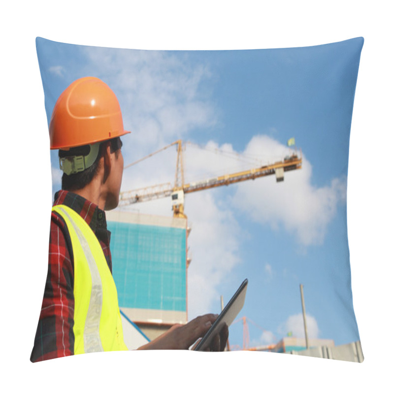 Personality  Construction Worker Pillow Covers