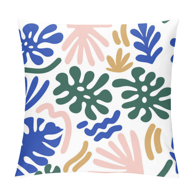 Personality  Tremdy Pattern  Background With Abstract Floral And Leaf Patterns Pillow Covers