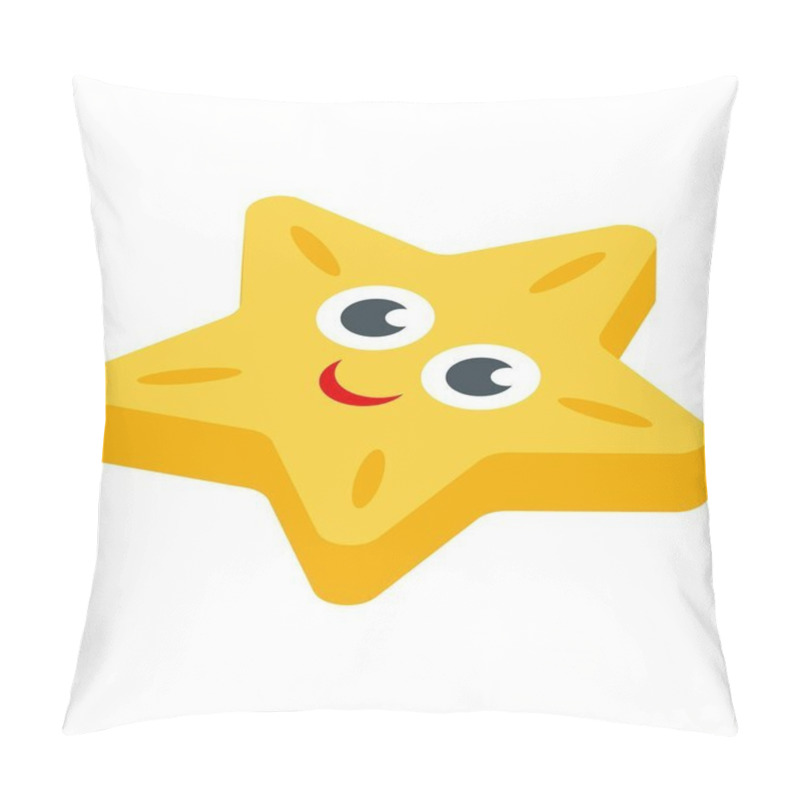 Personality  Sea Star Bath Toy Icon, Isometric Style Pillow Covers