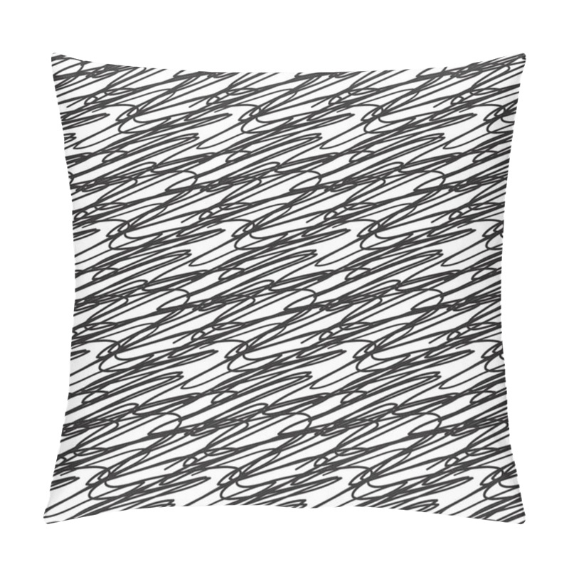 Personality  Black And White Zigzag Pattern Pillow Covers