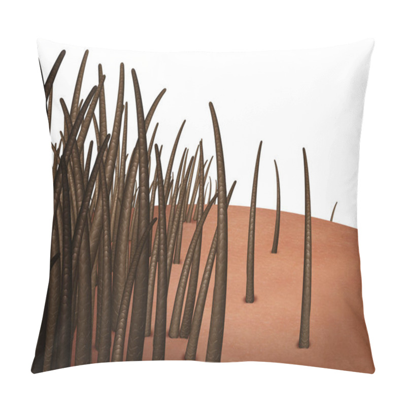 Personality  Hair Loss Concept Pillow Covers