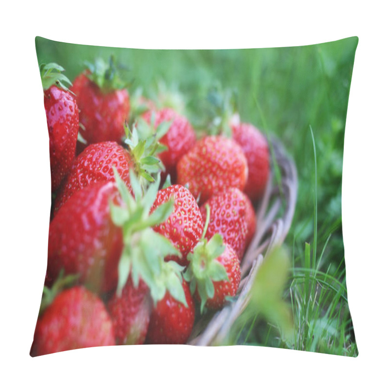 Personality  Fresh Strawberry Outdoor Pillow Covers