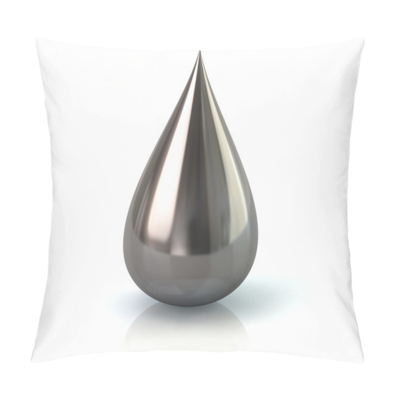 Personality  Silver Paint Ink Drop Icon Pillow Covers