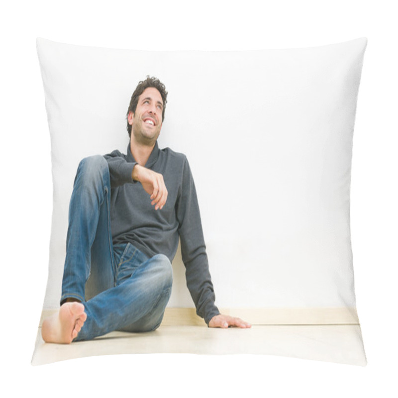 Personality  Happy Thinking Guy Pillow Covers