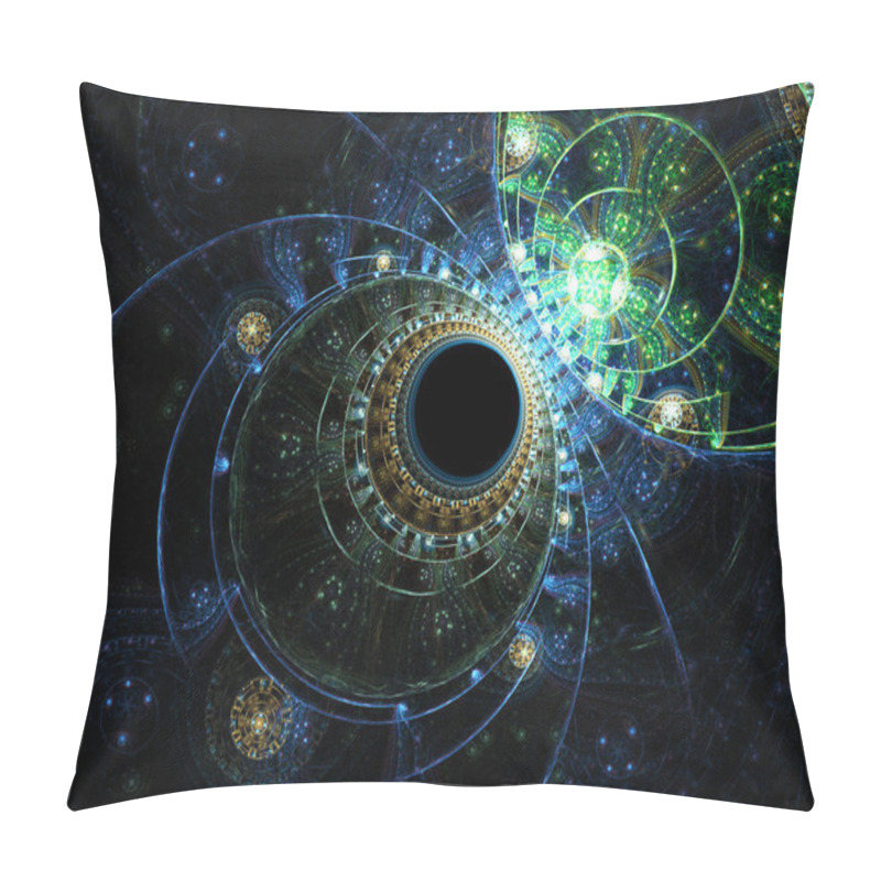 Personality  Ocean Fractal Abstraction Pillow Covers