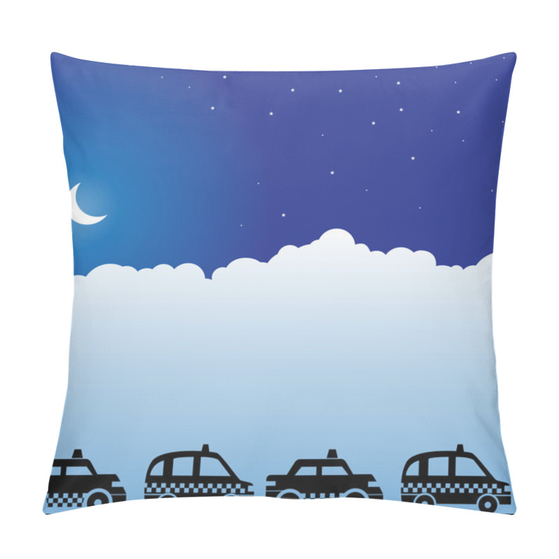 Personality  Taxi Cabs Pillow Covers