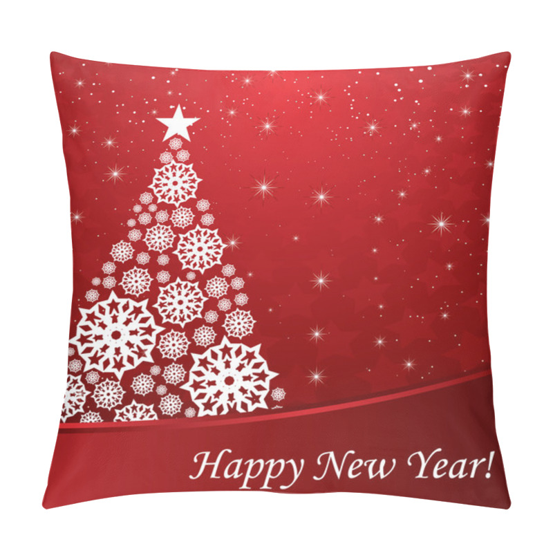 Personality  Christmas And New Year Background Pillow Covers