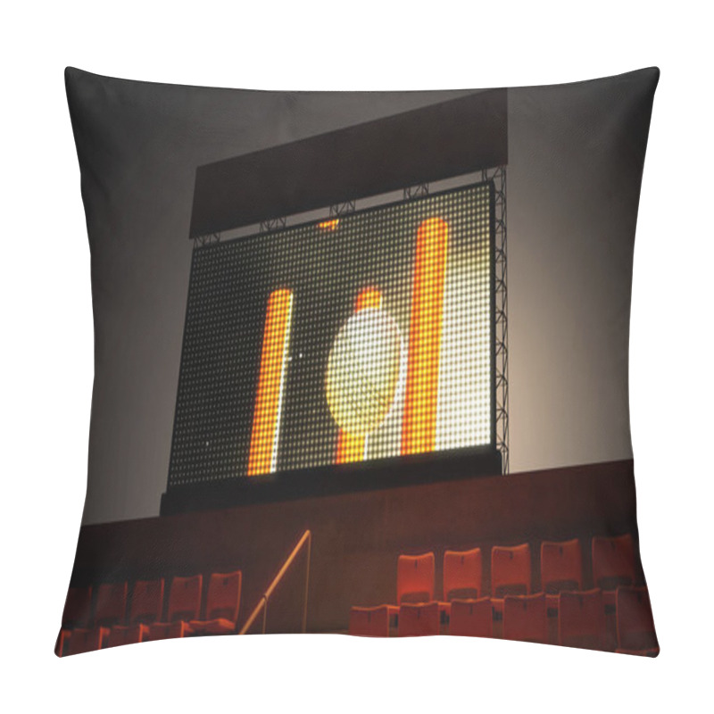 Personality  Sports Stadium Scoreboard Pillow Covers