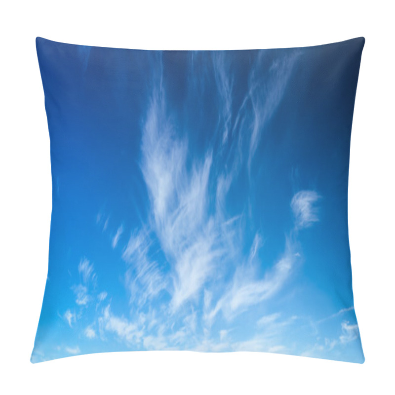 Personality  Blue Sky With White Clouds Pillow Covers