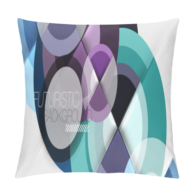 Personality  Circular Geometrical Design Template Pillow Covers