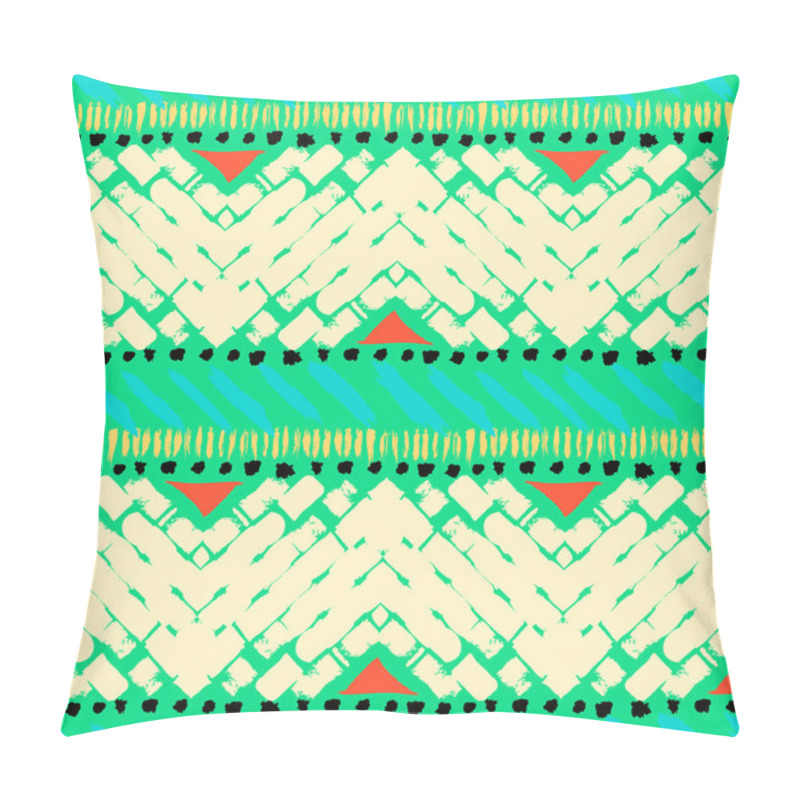 Personality  Grunge Hand Painted Vector Seamless Pattern Pillow Covers