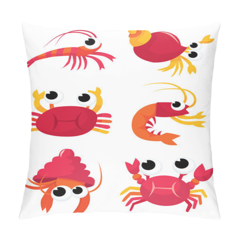 Personality  Cartoon Crustaceans Pillow Covers