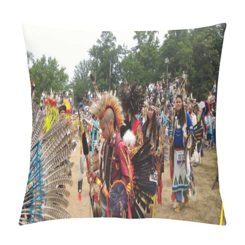 Personality  Fancy Feather Dancers Pow Wow Pillow Covers