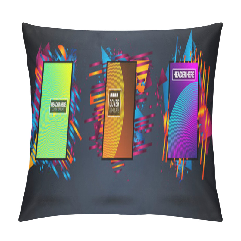 Personality  Futuristic Frame Art Design Pillow Covers