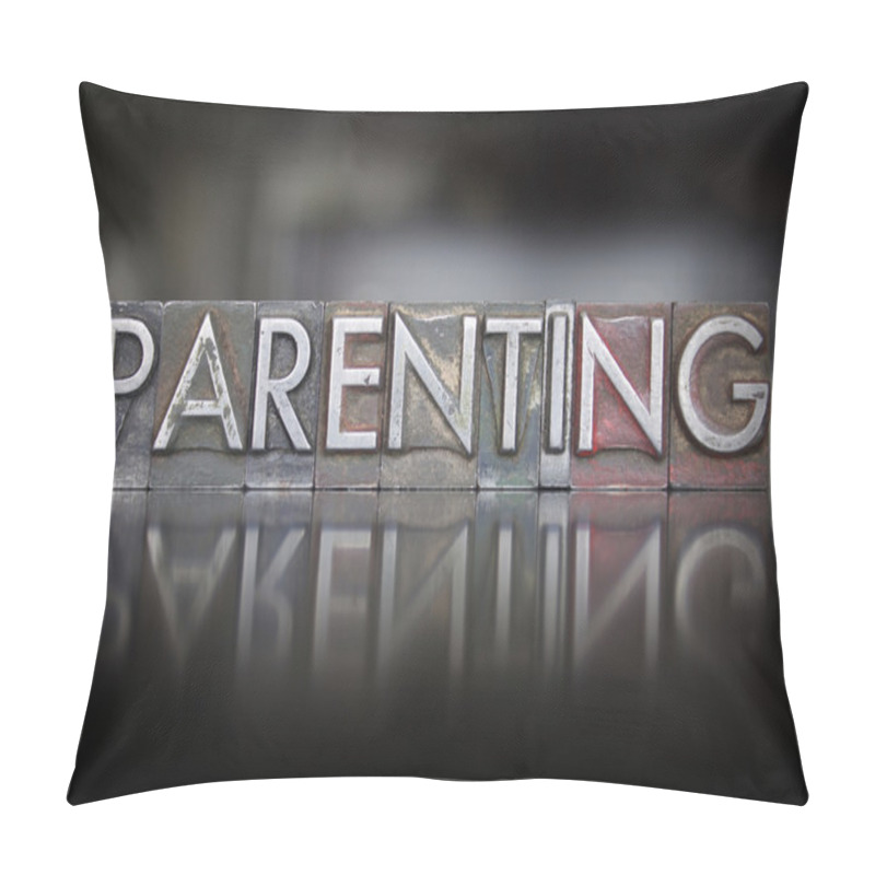 Personality  Parenting Letterpress Pillow Covers