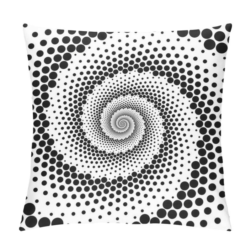 Personality  Design Spiral Dots Backdrop Pillow Covers