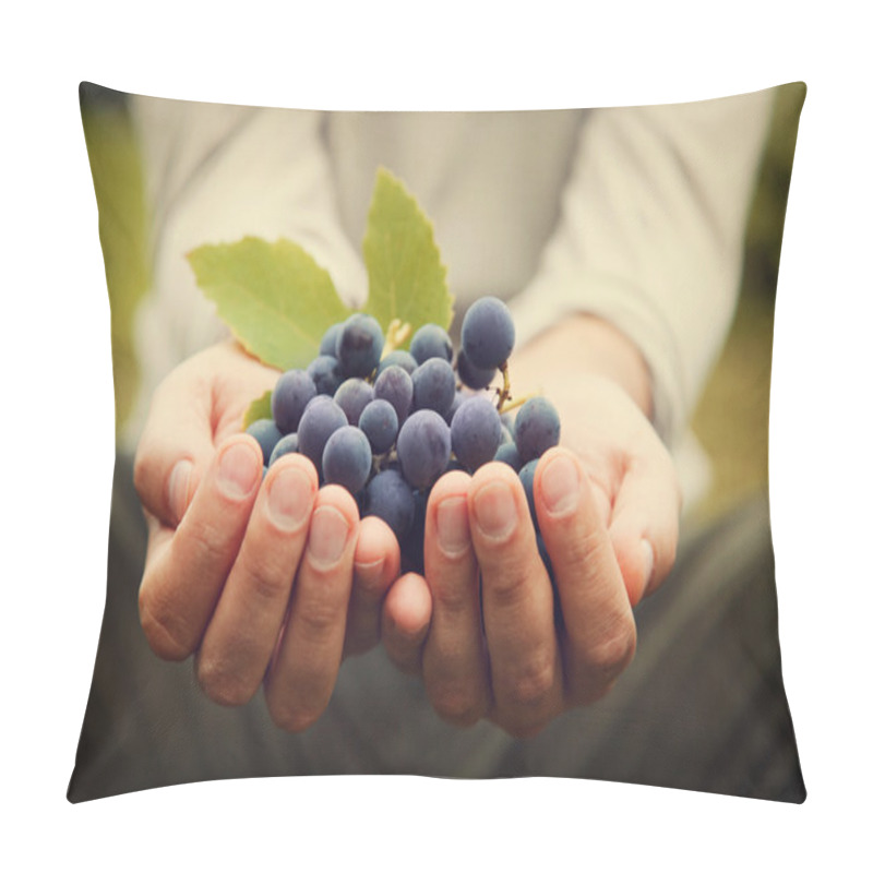 Personality  Grapes Harvest Pillow Covers