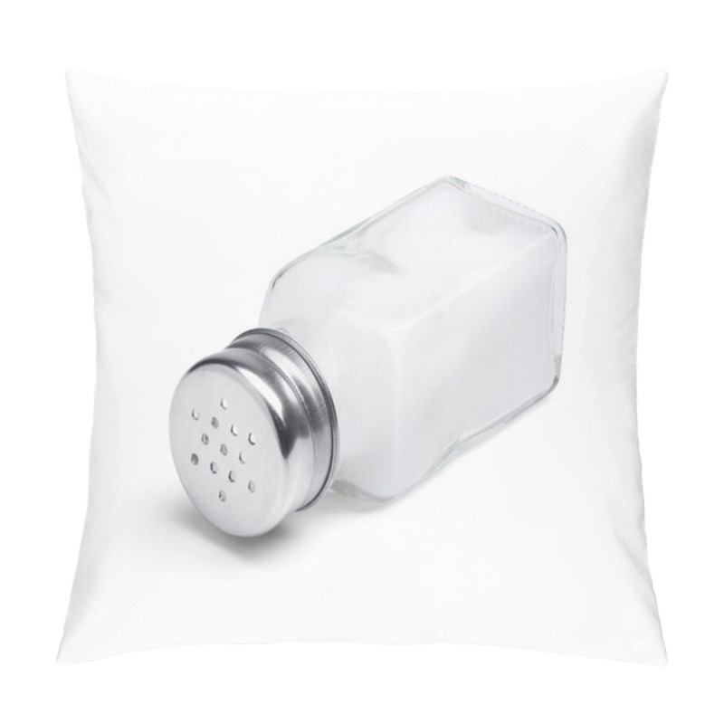 Personality  Salt Shaker Isolated On White Background Pillow Covers