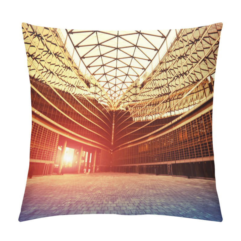 Personality  Contemporary Building Architecture Pillow Covers