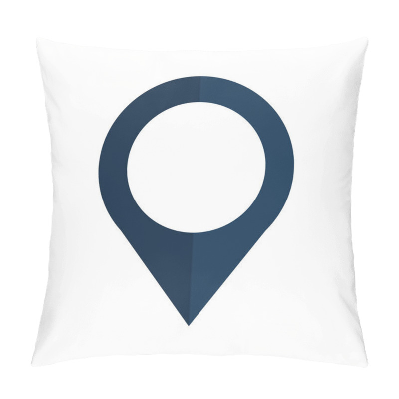 Personality  Pin Pointer Location Icon Pillow Covers