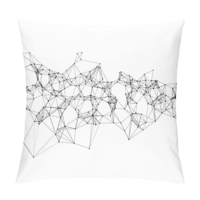 Personality  Cybernetic Black Particles Pillow Covers