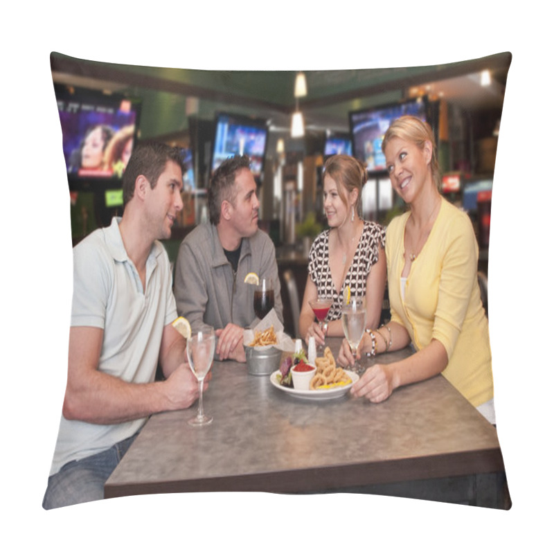 Personality  Friends Having A Conversation Pillow Covers