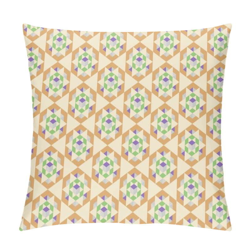 Personality  Seamless Abstract Background With Geometric Elements Pillow Covers