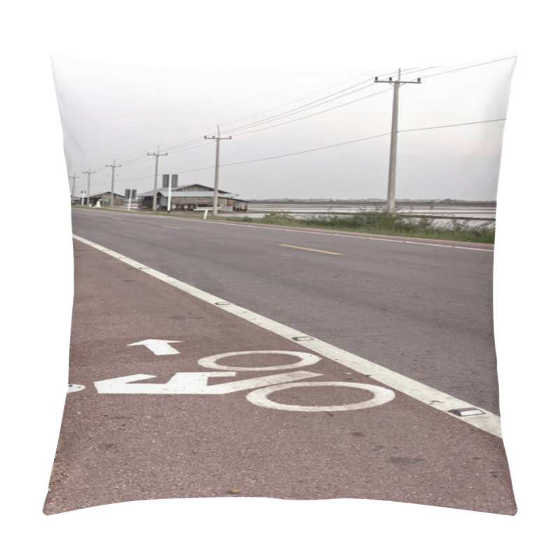 Personality  Bicycle Path Pillow Covers