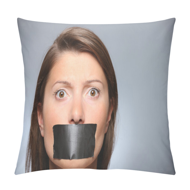 Personality  Be Quiet! Pillow Covers