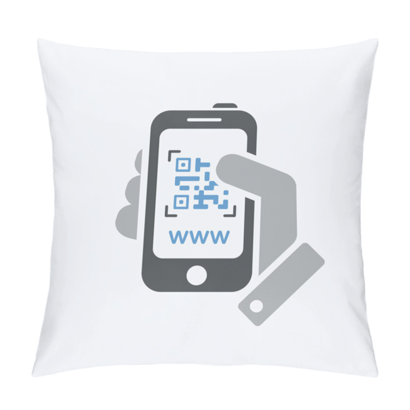 Personality  Qr Code Link Pillow Covers