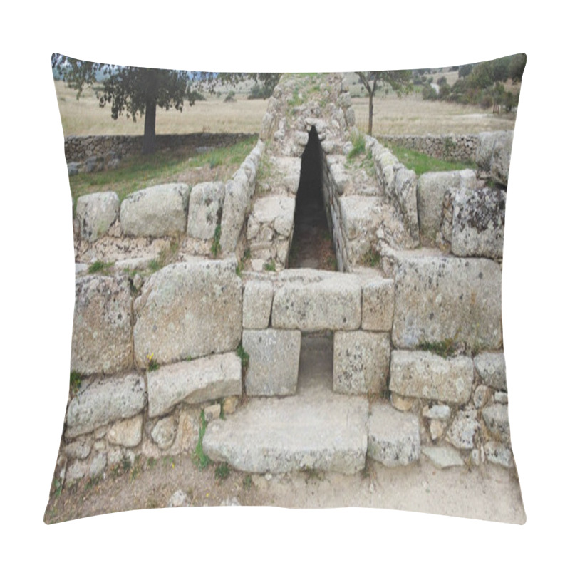 Personality  Tomb Of The Giants Of Madau In Fonni, Central Sardinia Pillow Covers