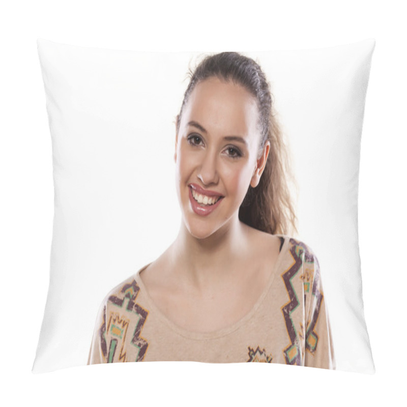 Personality  Smiling Girl Pillow Covers