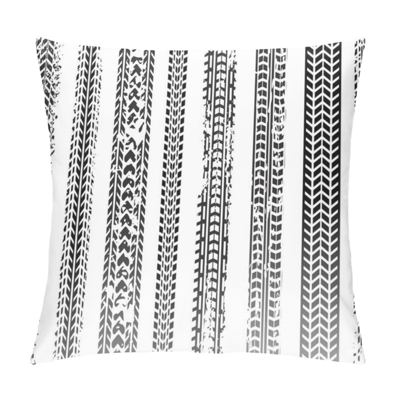 Personality  Vector Tire Tracks Pillow Covers