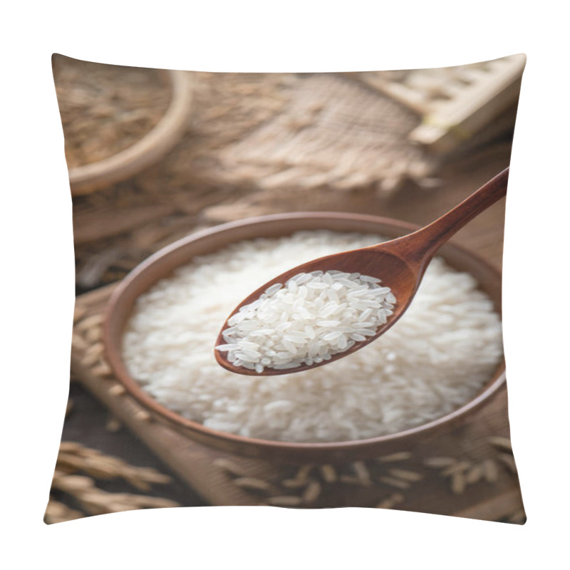 Personality  Asian Rice, Vietnam Rice Is The Best Rice In Asia, Hi Res Photo Pillow Covers