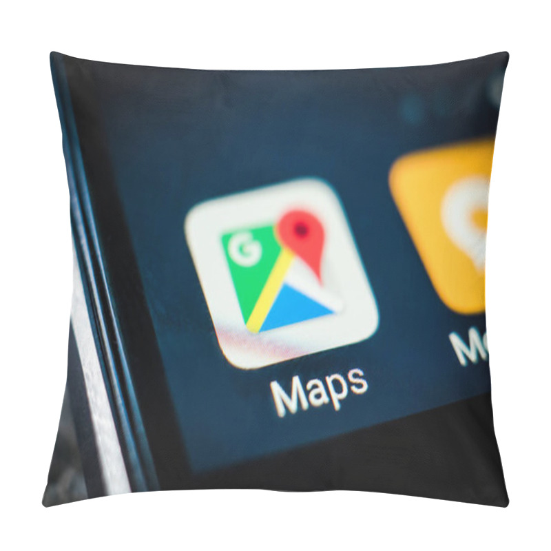 Personality  Application Icon Google Maps Pillow Covers