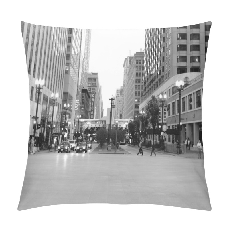 Personality  Chicago Downtown By Day Pillow Covers