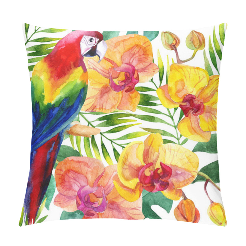 Personality  Parrot Seamless Pattern  Pillow Covers