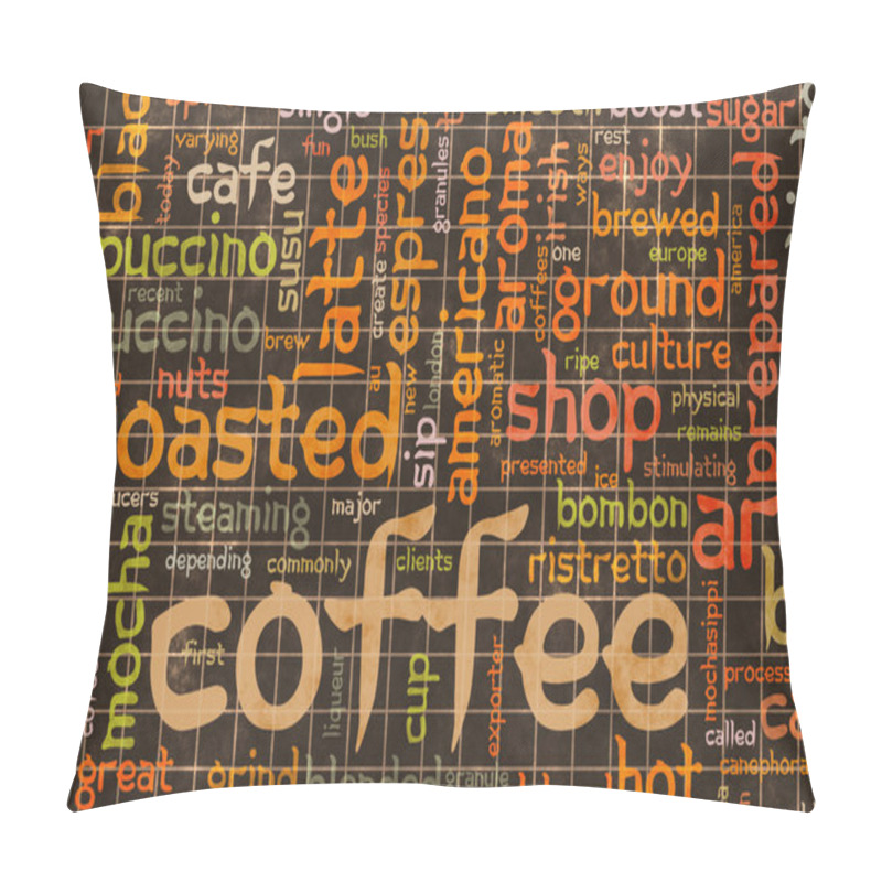 Personality  Coffee Menu Pillow Covers