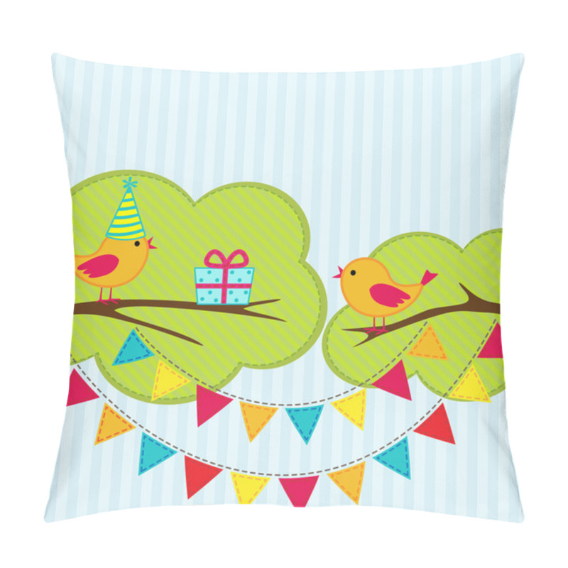 Personality  Birthday Party Card Pillow Covers