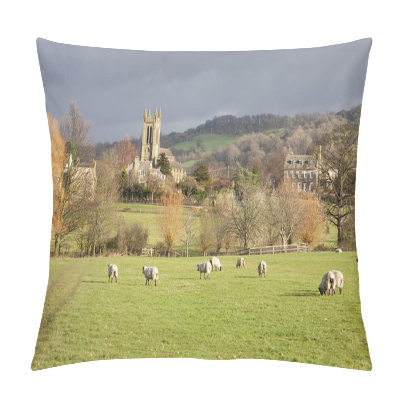 Personality  Rural Setting In The Cotwolds, England Pillow Covers