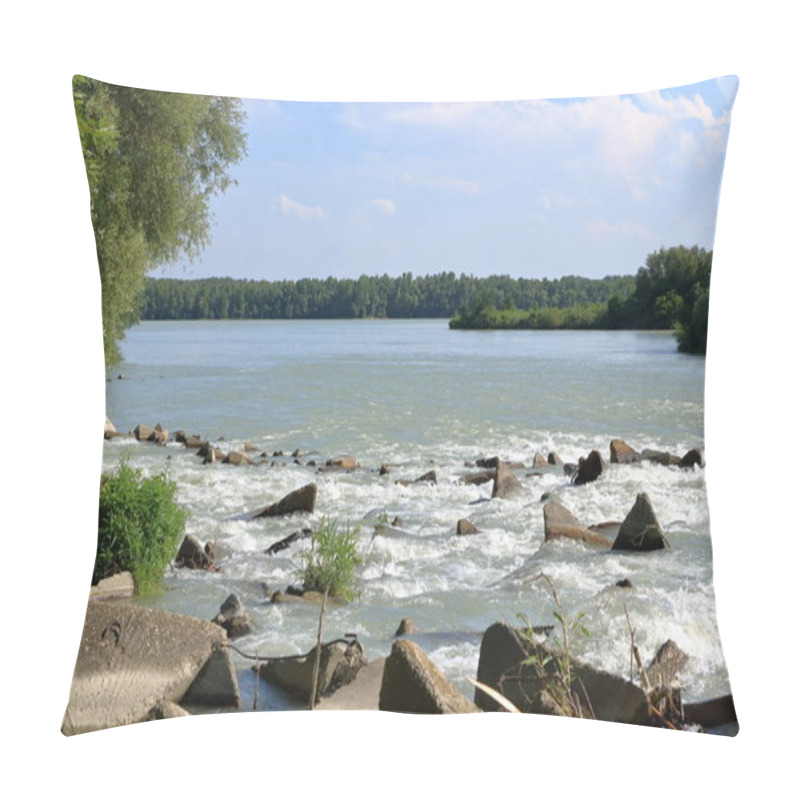 Personality  Area Around The Danube Dam Cunovo Near Bratislava, Slovakia, Europe Pillow Covers