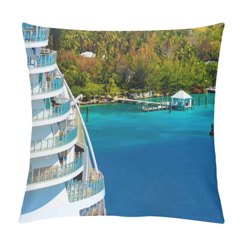 Personality  Side Of A Cruise Ship Pillow Covers