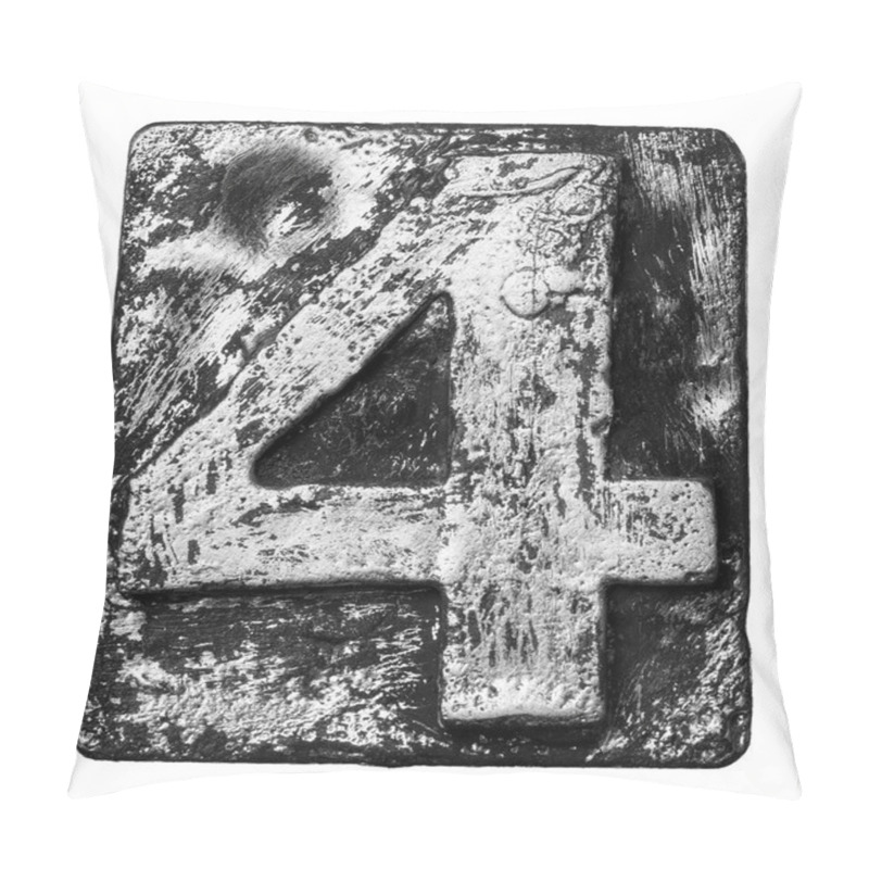 Personality  Metal Letter Pillow Covers