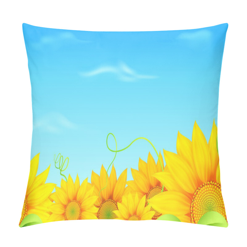 Personality  Fresh Sunflower Pillow Covers