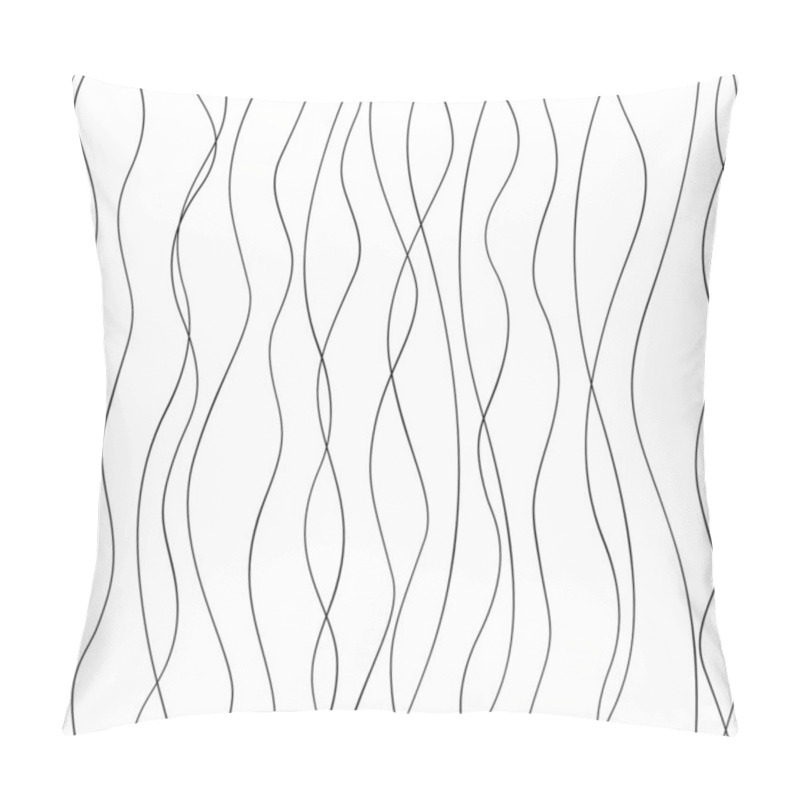 Personality  Seamless Background Comprised Of A Curve,I Composed It Of A Beautiful Curve,I Continue Seamlessly, Pillow Covers